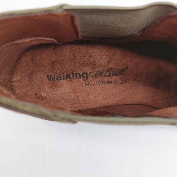 Walking Cradles Womens 6M Olive Osmond Leather Chelsea Ankle Boots Comfort Shoes - Picture 10 of 10